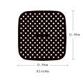2pc/1pc Air Fryer Silicone Tray Rectangle Oven Baking Basket Reusable Liner Insert Dish Fried Chicken for Airfryers Accessories.
