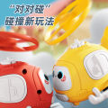 Flying toy Dragonfly bamboo UFO aircraft helicopter inertia pull back Toy collision car toy. 