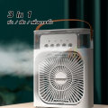 Mini cooling fan portable fan humidifier air purifier spray cooler with light cooling mist fan. 