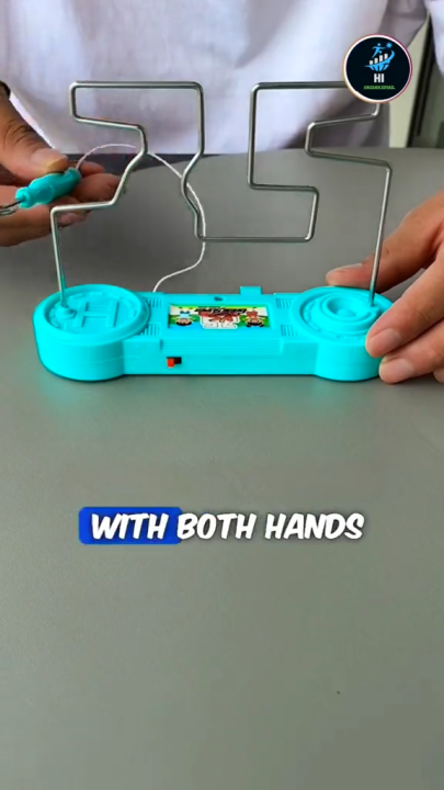 Electric Touch Maze Game Toy – Educational Electric Shock Challenge for Kids – Interactive Science Experiment and Party Fun Toy