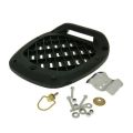 Motorcycle Top Box Storage Case | MATT BLACK - top box for motorcycle - tail box for motorcycle - tail box for bike - tail box for motorcycle - top box for motorcycle. 