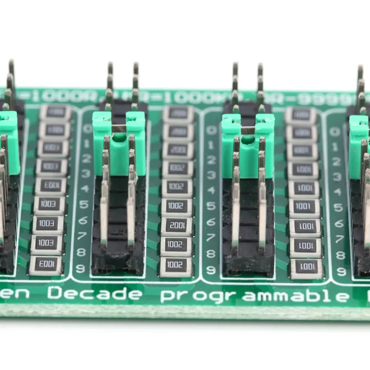 7 Seven Decade 0.1R - 9999999R Programmable Adjustable SMD Resistor ...