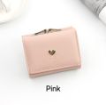 Women's Heart Pattern Storage Wallet | Compact PU Mini Wallet | Coin Purse. 