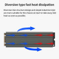 TEUCER M2-4 SSD Heatsink NVME 2280 Solid State Disk Drive Radiator with Thermal Pad for Desktop PC M.2 NVME PS5 Heatsink. 