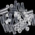 20/100/200Pcs 5ml Plastic Sample Bottle Test Tube Mini Bottles, Leak Proof Cap Vials, Medicine Pill Capsule, Storage Containers.