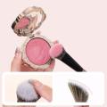 1Pc Soft Bristles Sloped Blush Brush Cheeks Makeup Brush Portable Powder Blush Face Contour Makeup Cosmetic Tool For Women Girls. 