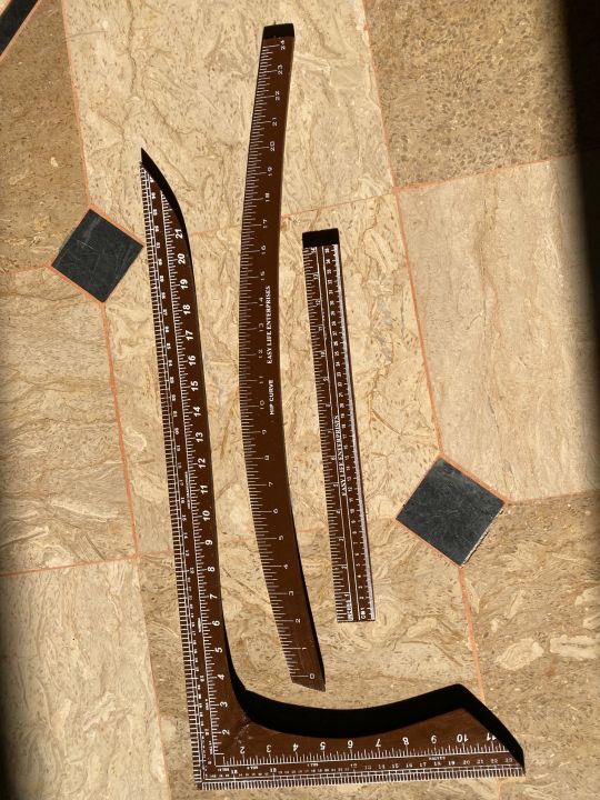 Shirt cutting measuring scale set 3 in 1 | Daraz.pk