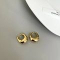 925 Sterling Silver Hot Sale Korean Geometric Hoop Earrings Simple Temperament Exquisite Hot Semale  Jewelry . 