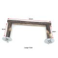 Natural Wood Pet Parrot Raw Wood Fork Tree Branch Stand Rack Squirrel Bird Hamster Branch Perches Chew Bite Toys Stick. 