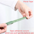Floral Tape Crumpled Paper DIY Gardening Flower Pole Winding Handmade Packaging Materials Dark Green Fruit Green Coffee Color. 