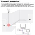 16A Tuya Smart WiFi Switch Support 2-Way DIY Switches Mini Smart Breaker Smart Life Control Support Alexa Google Alice. 