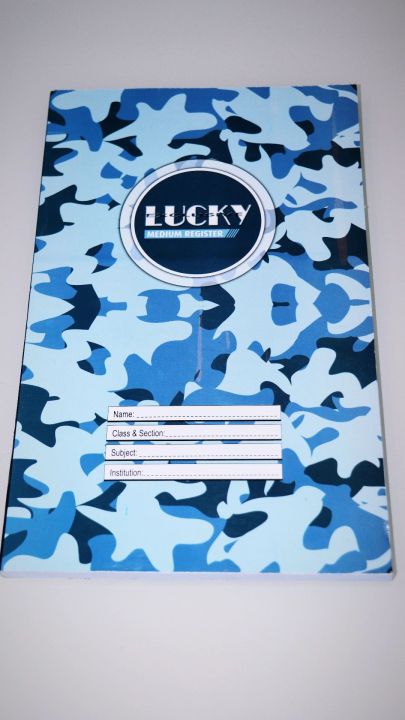 Lucky Large Narrowline Register No:10 - 200 pages (Imported Paper)