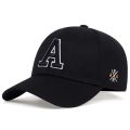 Unisex A Letter Side Ar Embroidery Baseball Caps Spring and Autumn Outdoor Adjustable Casual Hats Sunscreen Hat.