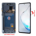 AAA+ Super OLED For Samsung Galaxy Note 10 Lite N770F N770F/DS LCD Display Touch Screen Frame Digitizer Note10 Lite LCD Assembly. 