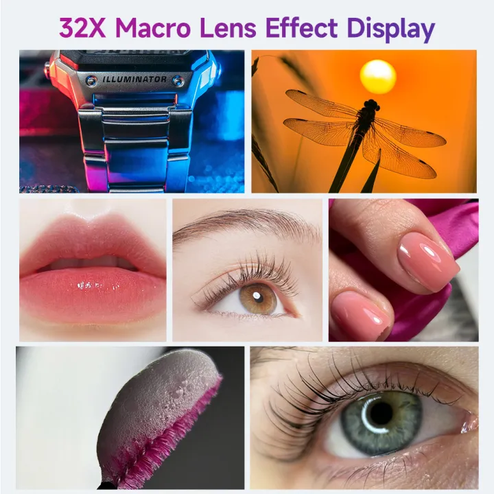 MARTVSEN%20Phone%20HD%20Master%20Macro%20Lens%20Pro%20for%20iPhone%2015/14/13/12/11/8/7/X/XR%20%20%20,%2017mm%20Thread%20Mount/Metal%20Body%20-%20Image%204