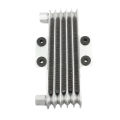 Motorcycle Oil Cooler 5 Row Radiator Dirt Bike 2t 125-250CC Engine Universal 4T M10 M12 Cooling Enduro Pit Bike Motocross Parts. 
