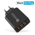 Total 20W Multi Port Wall Charger USB PD Adapter For Xiaomi iPhone 13 12 for Samsung Mobile Phone Plug Charging. 