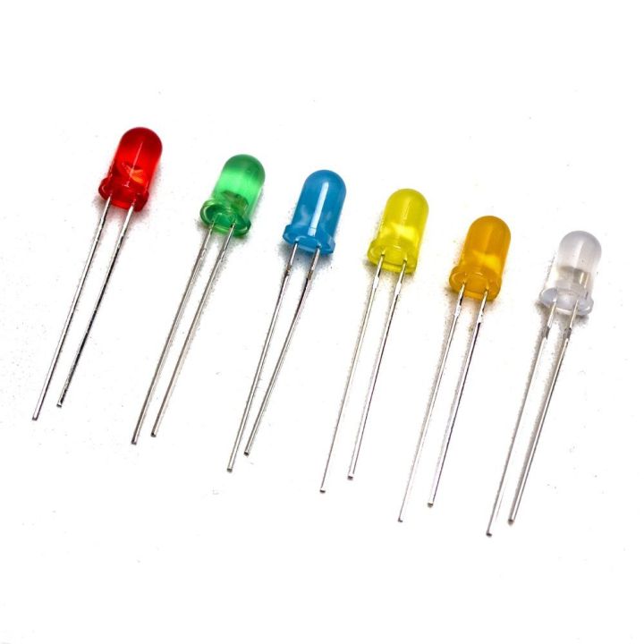 50Pcs 5mm LED Round Defused LED DIODE