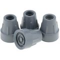 2pcs Non-slip Rubber Walking Crutch Stick Tips (2.2cm) Shock Absorb Walker Tips, Chair Leg.