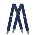 Suspenders for Men Work Heavy Duty Big and Tall 3.5cm Wide X Back with 4 Strong Clips Adjustable Elastic Trouser Braces Straps. 