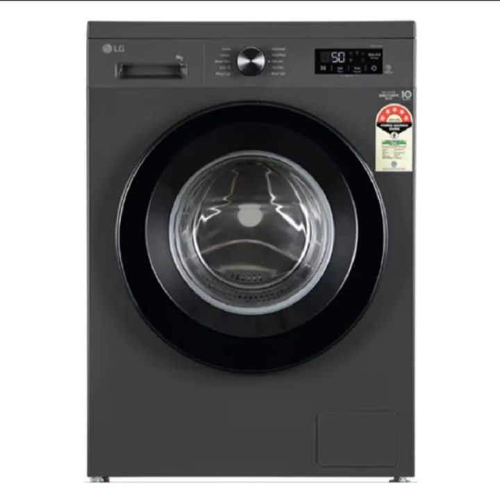 LG Brand 8 Kg Front Load Washing Machine | Model : FB1208S6M.AMBP | 1 Year Comprehensive Warranty, Including 10 Years on Motor