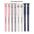 Kawaii Erasable Gel Pen Set Cartoon Animals Cute Cat Erasable Pen Erasable Refill Rod Washable Handle Pen Grip School Stationery. 