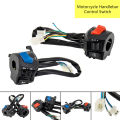 Motorcycle Handlebar Switch Control 1 Pair 7/8inch Universal Waterproof Motorcycle Horn Turn Signal Headlight Control Switch. 
