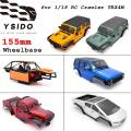 155mm Wheelbase Hardtop Body Shell Kit for 1:18 RC Crawler TRX4M Bronco Defender | ABS Plastic/Nylon Texture Upgrade Parts. 