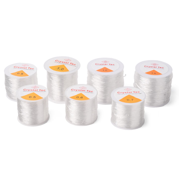 iYOE%200.5-1.5mm%20Elastic%20Cord%20String%20Transparent%20Elastic%20Thread%20For%20Jewelry%20Making%20Diy%20Bracelet%20Necklace%20Beaded%20Accessories%20-%20Image%203