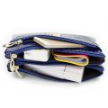New fashion women hand bags pu leather double zipper pouch womens wallet. 