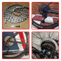 PINMOAP Bicycle Chain 6/7/8/9/10/11Speed Durable Riding Chain Smooth Shifting Strong Wear Resistant Suitable For Bicycle Repair. 