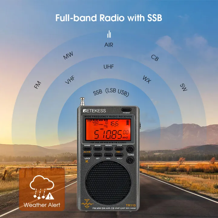 RETEKESS%20TR110%20Fullband%20Radio%20SSB%20Shortwave%20Radios%20AM%20FM%20All%20Waves%20CB%20AIR%20Band%20Ham%20Radio%20NOAA%20SW%20MW%20LSB%20VHF%20UHF%20for%20Outdoor%20-%20Image%204