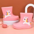 Children Rain Boots Baby Boys Girl EVA Non-slip Outdoor Cartoon Dinosaur Rain Boots for Kids Waterproof Shoes Water Boots Girl. 