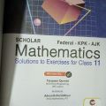 Math 11 key book scholar kpk and federal borad. 