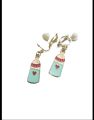 cute baby bottle style children student girls with out ear hole clip earrings / Baby bottle Style lovely Children Jewelry Baby Girl Clip On Earrings Kids Ear Clip No Pierced Painless Earrings. 