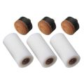5Pcs/Pack Billiard Replacement Set Pool Cue Tips Pool Billiard Cue Stick Ferrules Screw-On Tips for Snooker 10/11/12/13mm.