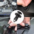 100/50PCS 8mm Car Replacement Push Pin Rivet For Car Bumper Trunk Fender Lining Snap Clips Retainer  for Ford VW Audi n807389S. 