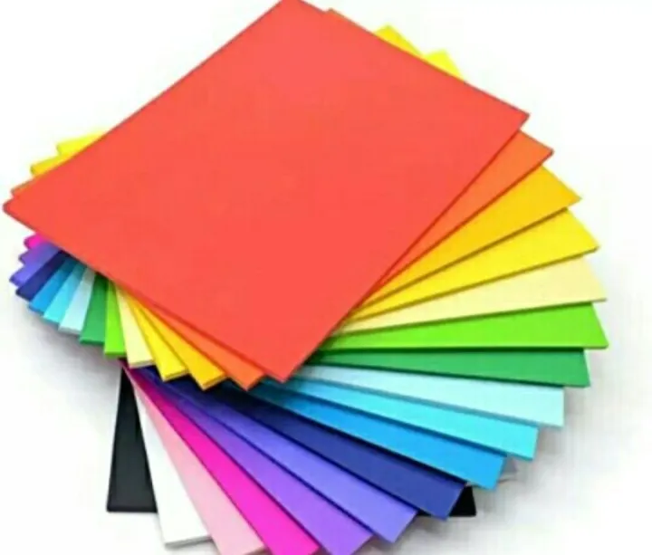 A4 Color Paper for Art and Craft/Printing Purpose Multi Color Paper ...