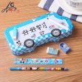 Disney Frozen Car Student 6 in 1 Cartoon 3D truck pencil case with stationery set double layer iron pencil holder kids stationery Stationery Box Pencil Sharpener Eraser Set Children's Learning Gifts Boys and Girls Pencil Case Prizes.