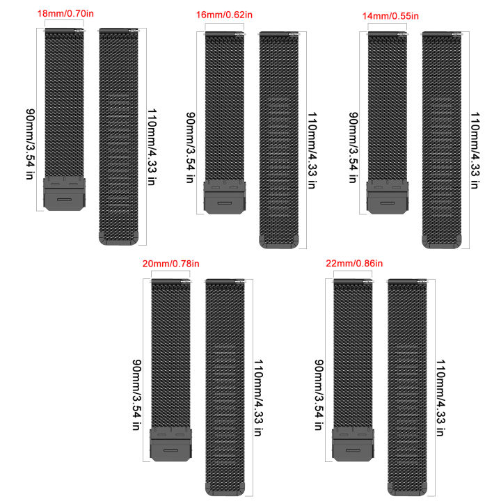 14/16/18/20/22mm%20Universal%20Milanese%20Watchband%20Quick%20Release%20Watch%20Band%20Mesh%20Stainless%20Steel%20Strap%20Wrist%20Belt%20Bracelet%20Silver%20-%20Image%207