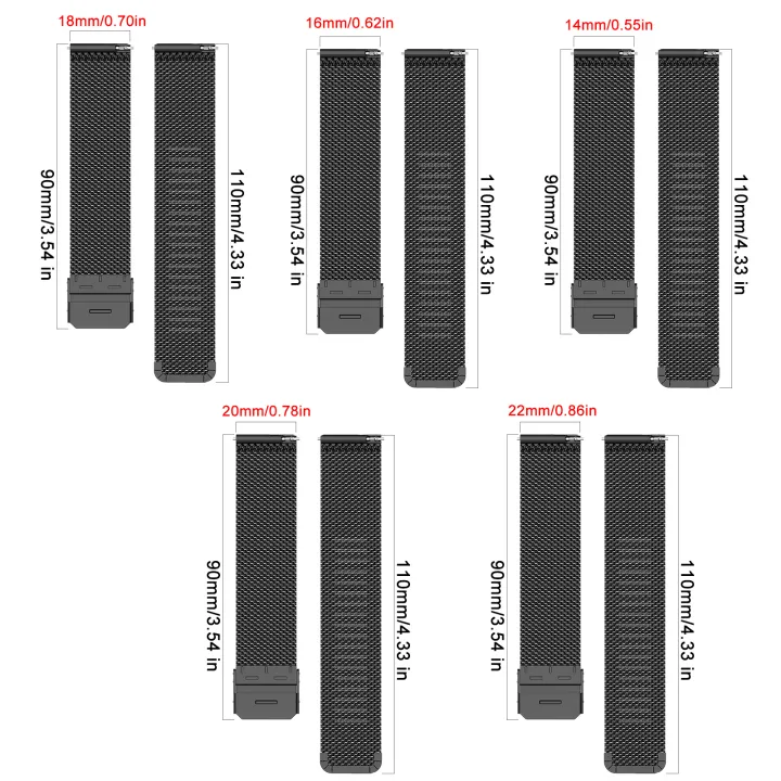 14/16/18/20/22mm%20Universal%20Milanese%20Watchband%20Quick%20Release%20Watch%20Band%20Mesh%20Stainless%20Steel%20Strap%20Wrist%20Belt%20Bracelet%20Silver%20-%20Image%207