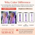2 PCS Synthetic Bubble Ponytail  20" Lightweight Colored Hair  with Hair Tie for Women Girl Daily Party Use. 