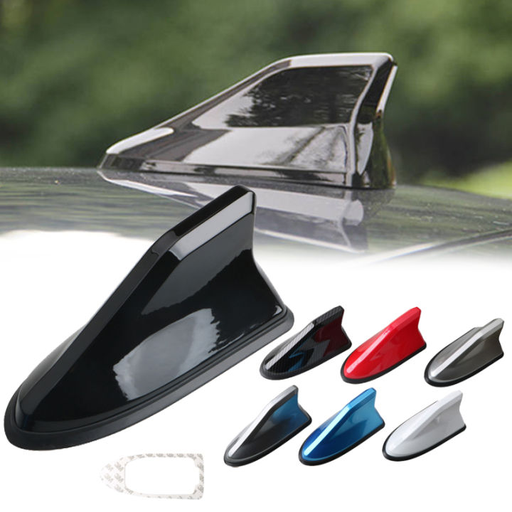 Universal Waterproof Car Shark Fin Antenna Auto Radio Signal Aerials Roof Antennas AM/FM Signal Aerials