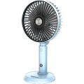 DP 7640 USB Rechargeable Floor Fan Summer Mute ventilator Student Desktop Table Fans for Office Bedroom.