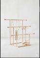Gold Metal Jewelry Organizer - Necklace, Bracelet & Bangle Display Stand Holder. 