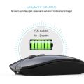 [Rechargeable Wireless Mouse] Built-in wireless mouse, adjustable mouse sensitivity, Bluetooth or usb2.5g plug (standard mouse, wiressless mouse). 