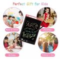 LCD Writing Tablet For Kids Digital Drawing pad & Learning Toy_Erasable Double Board Educational Gift with Multi Color Display. 