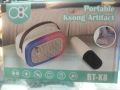 Bluetooth Speaker With K12 Karoake/Karaoke Single And Double Mic Children Singing Bluetooth Speaker (Color May Vary). 