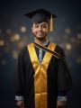 University Graduation Gown | Convocation Gown | PhD Academic Robe Apron - Unisex Premium Quality.
