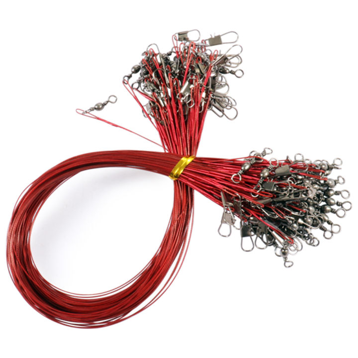 20pcs%20Anti%20Bite%20Steel%20Fishing%20Line%20Steel%20Wire%20Leader%20with%20Swivel%20Fishing%20Accessory%20Lead%20Core%20Connect%20Lure%20Fishing%20Wire%2015-30cm%20-%20Image%207